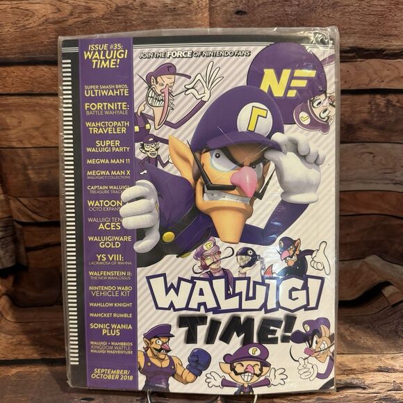 Nintendo Force Magazine Waluigi Time Issue #35 September October 2019 Video Game - Picture 1 of 1